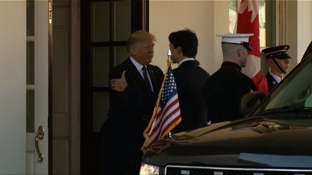 杜魯多與特朗普會晤　二人難民政策立場有異