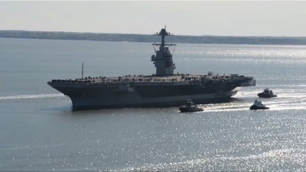 美新航母擬繞過重要測試提前部署