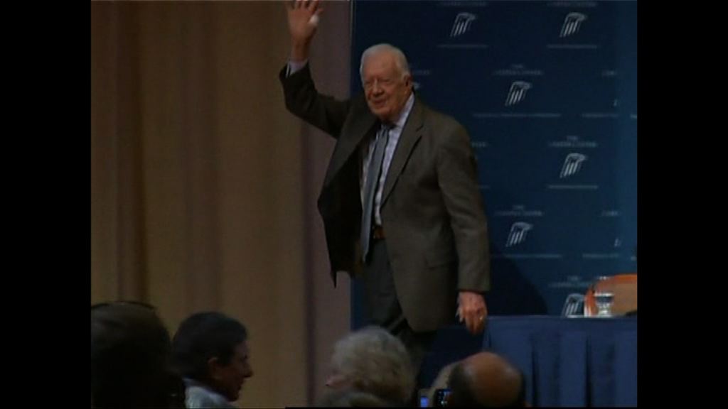 美國前總統卡特腦部癌細胞消失