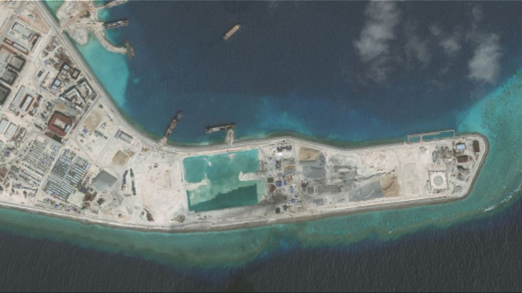 中國在南海建造存放導彈設施