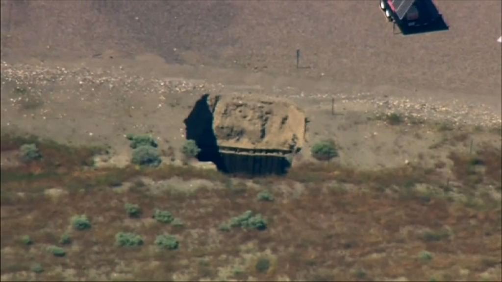 美國核廢料儲存隧道局部倒塌