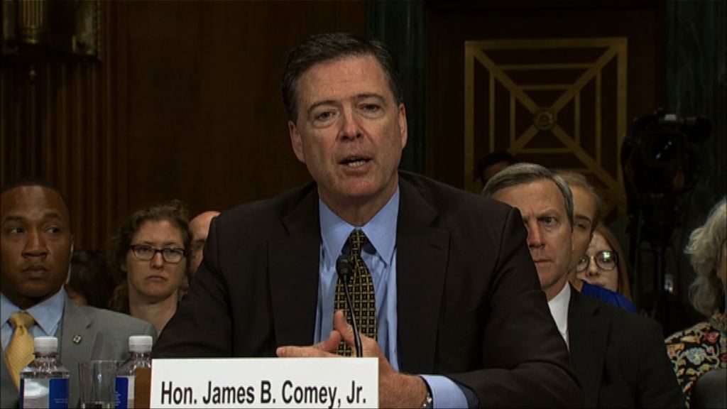 科米下周到國會就「通俄門」作供