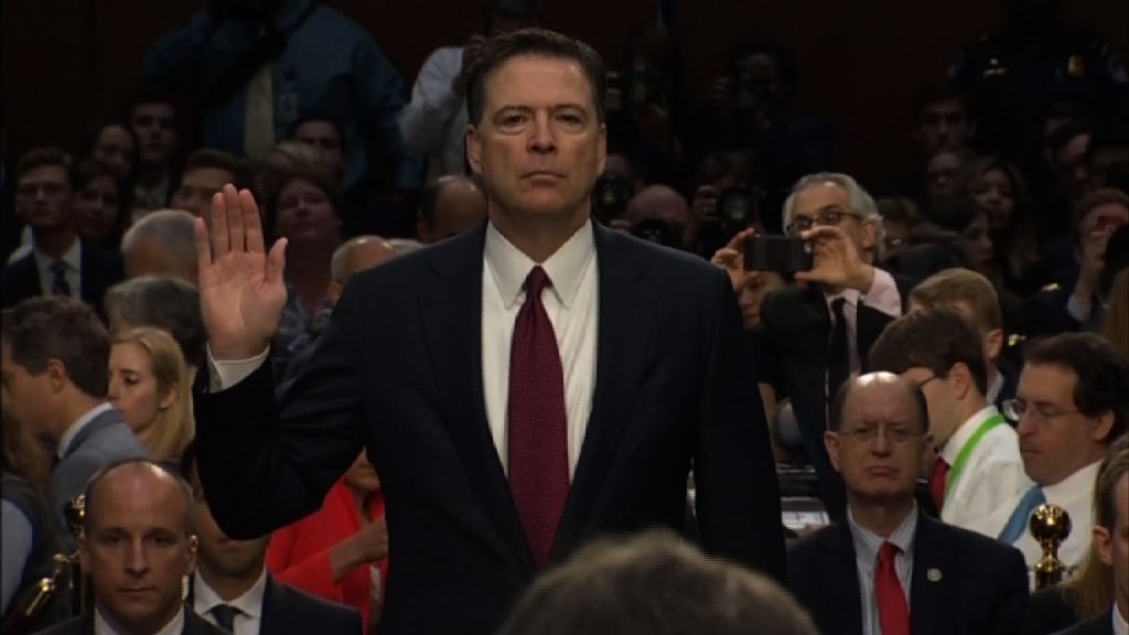 科米對調查「通俄門」而被革職感意外