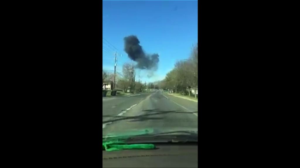 美軍F-16戰機訓練期間墜毀