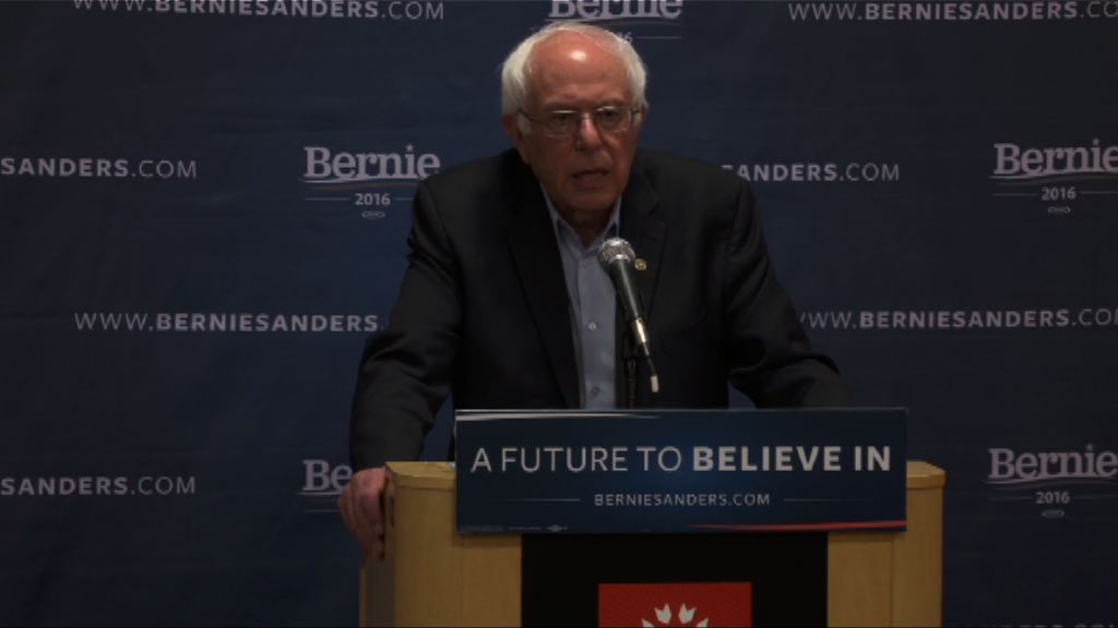 民主黨桑德斯勝八場美總統初選