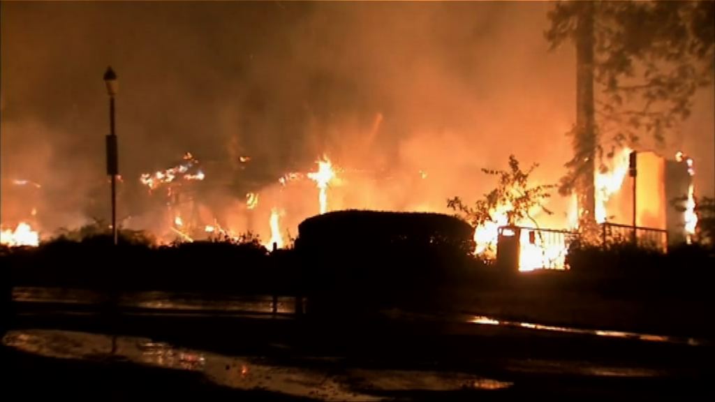 加州北部山火仍未受控　增至15死逾百失蹤