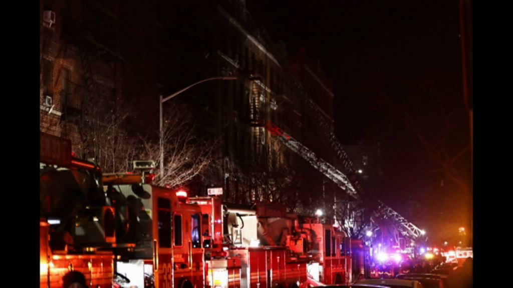 紐約市公寓大火釀十二人死