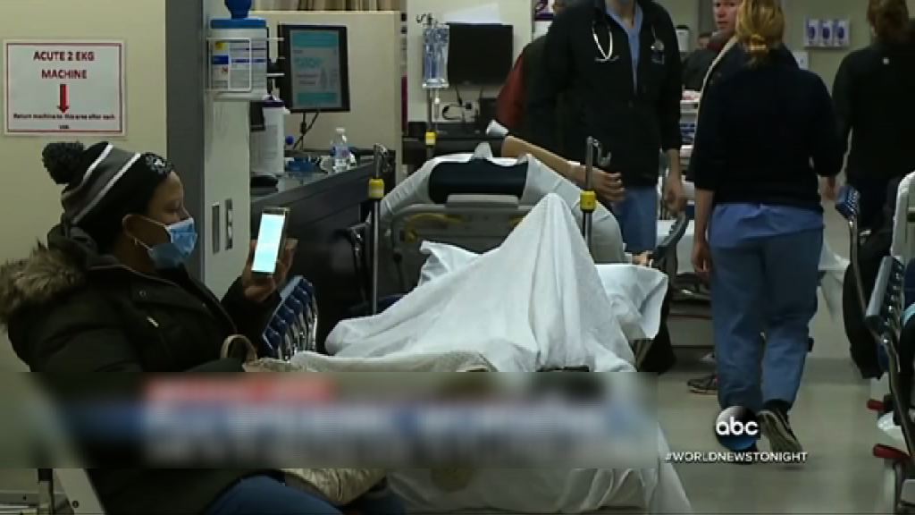 美國流感肆虐一周逾四千人死亡