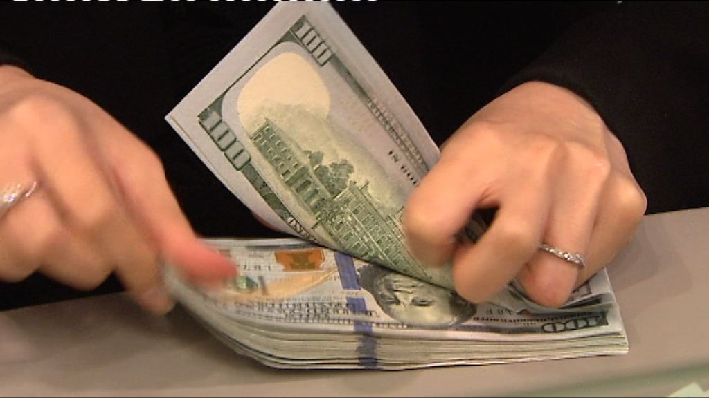 料聯儲局即將加息　美元匯價上升