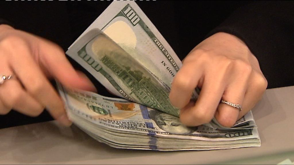 美元匯價上升 美元兌日圓升穿109