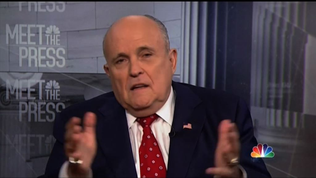 朱利亞尼︰特朗普不會特赦自己