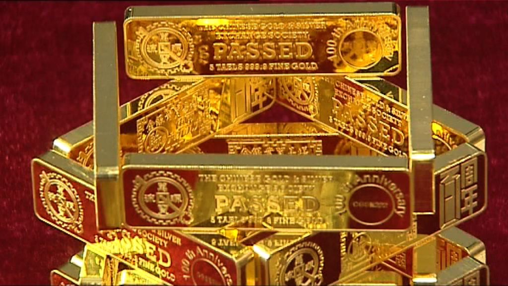 美股下挫　金價結束2連跌