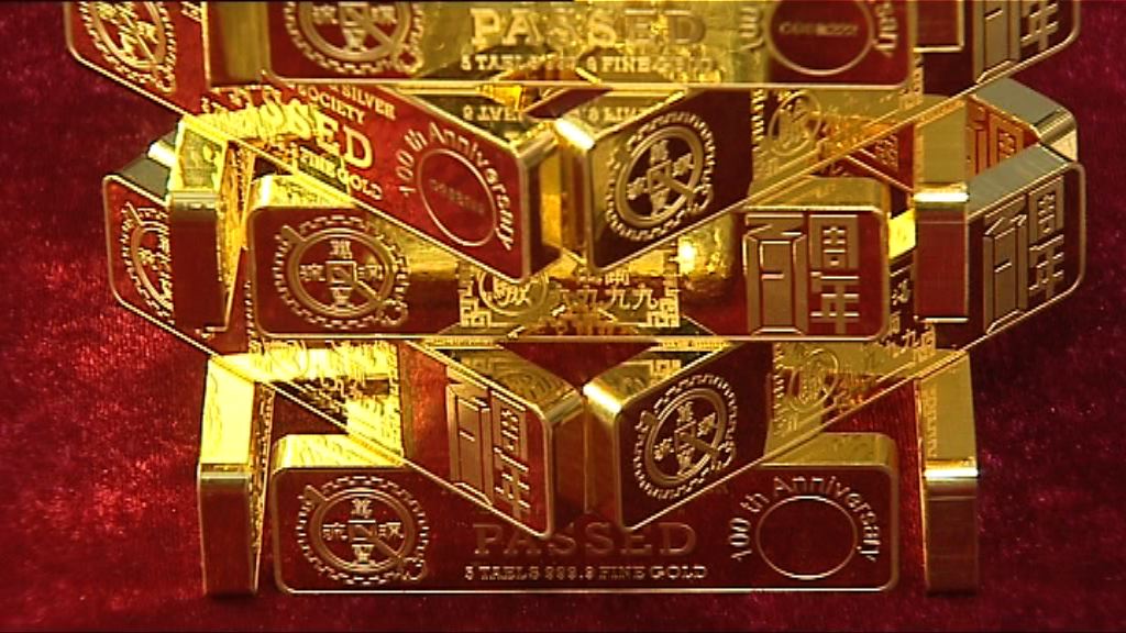 金價下跌　跌穿每盎司1260美元