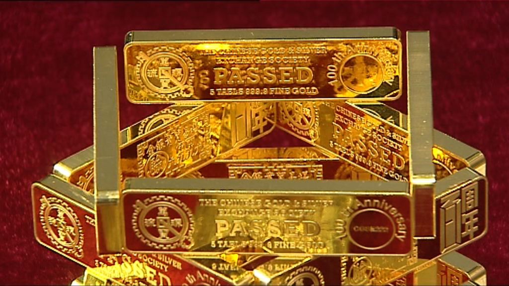 美國政治因素　金價連升兩天