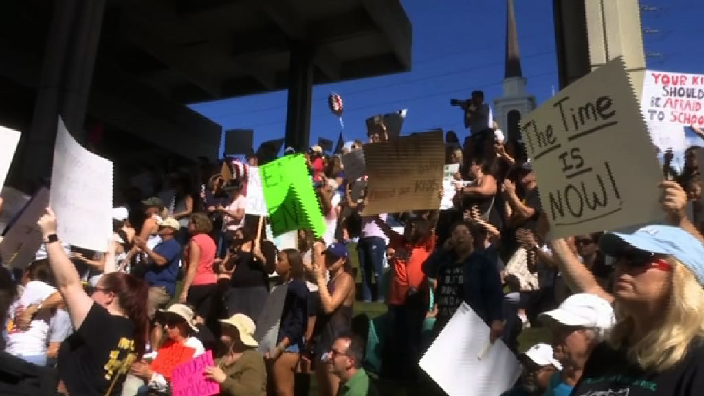 佛羅里達州逾千人集會促修改槍管法例