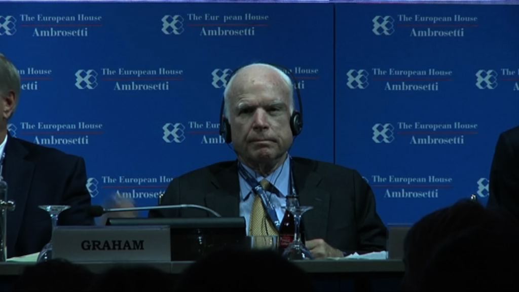 美議員麥凱恩表明拒支持新醫保法案