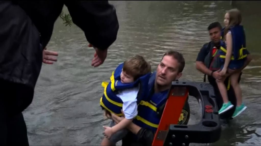 哈維帶來暴雨得州多處嚴重水浸
