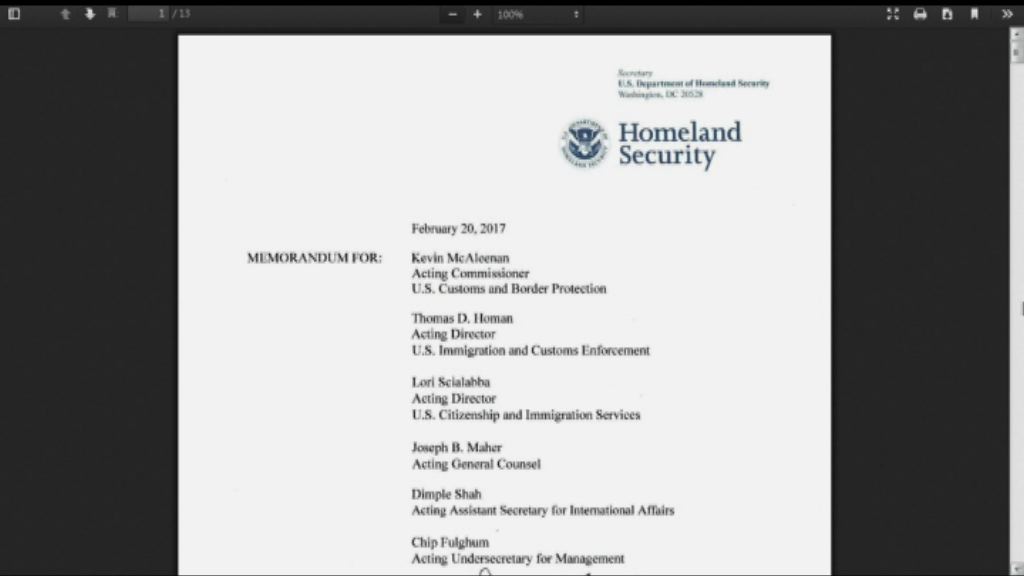 美國政府發布遣返非法移民指引