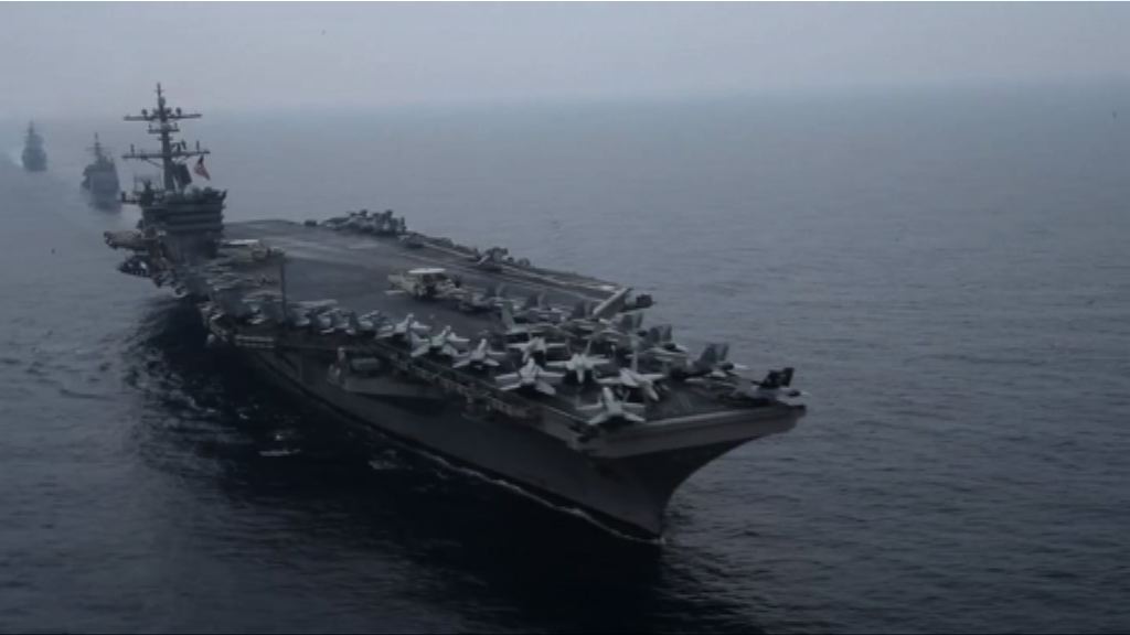 聯合軍演結束　美兩航空母艦離開日本海海域