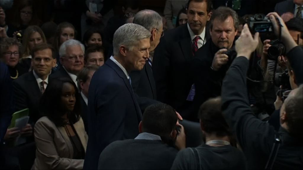 參議院就提名戈薩奇任大法官舉行聽證會