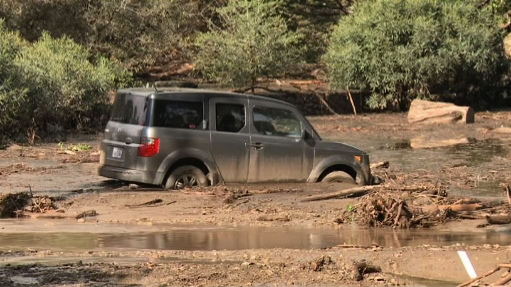 南加州暴雨引發泥石流最少13人死