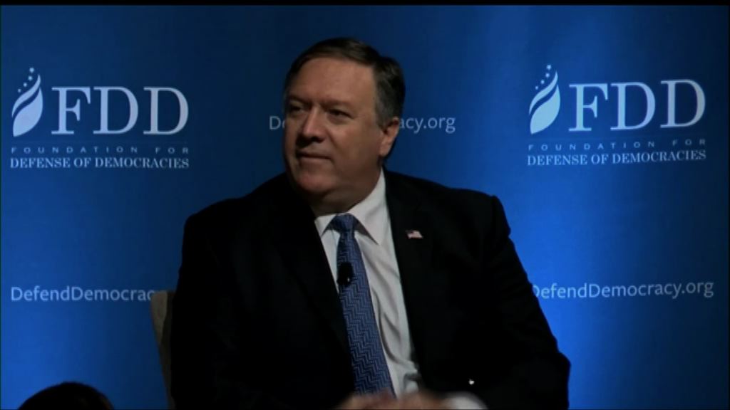 蓬佩奧指北韓核武能力將近完善