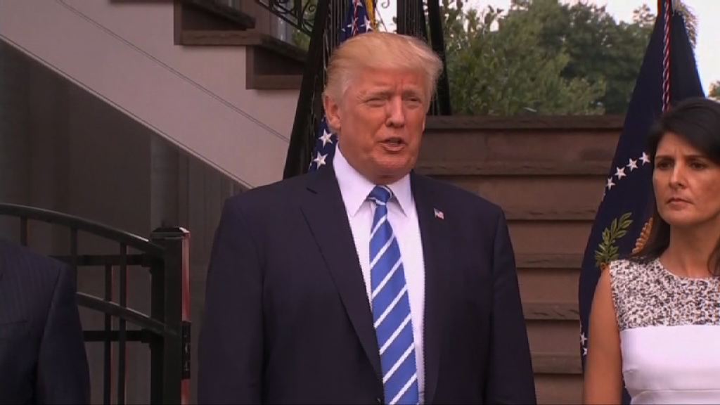 特朗普再警告北韓若動武將後悔