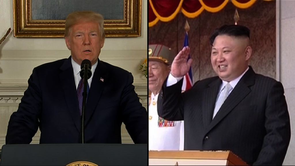據報特朗普冀與金正恩一對一會談