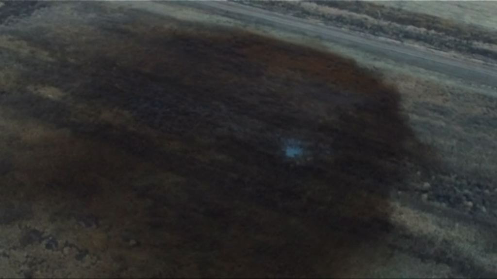 美國南達科他州有輸油管漏油