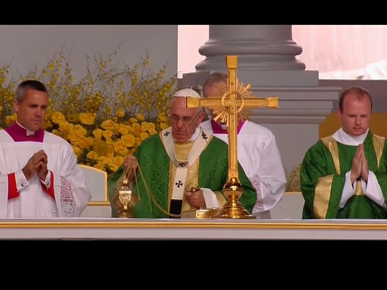 教宗主持訪美之行最後一場彌撒