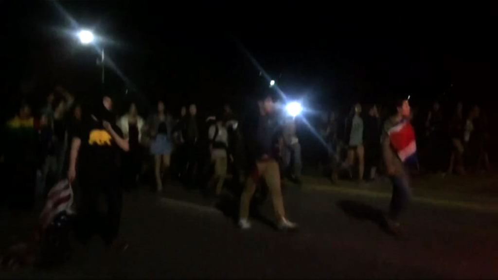 反特朗普示威持續　加州有人發獨立運動