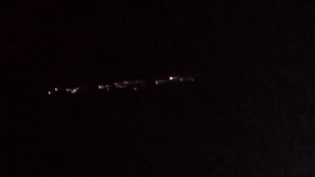 長征七號火箭掠過美國上空