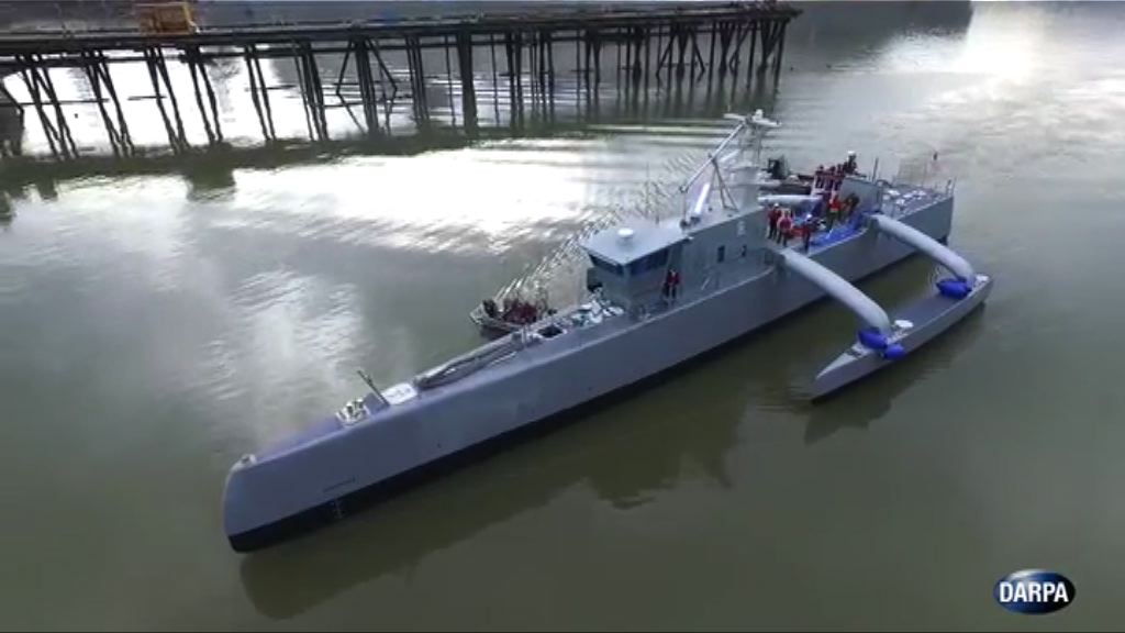 美軍無人駕駛軍艦命名海獵人號