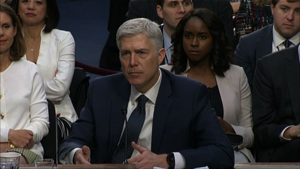 美國參議院確認戈薩奇大法官任命