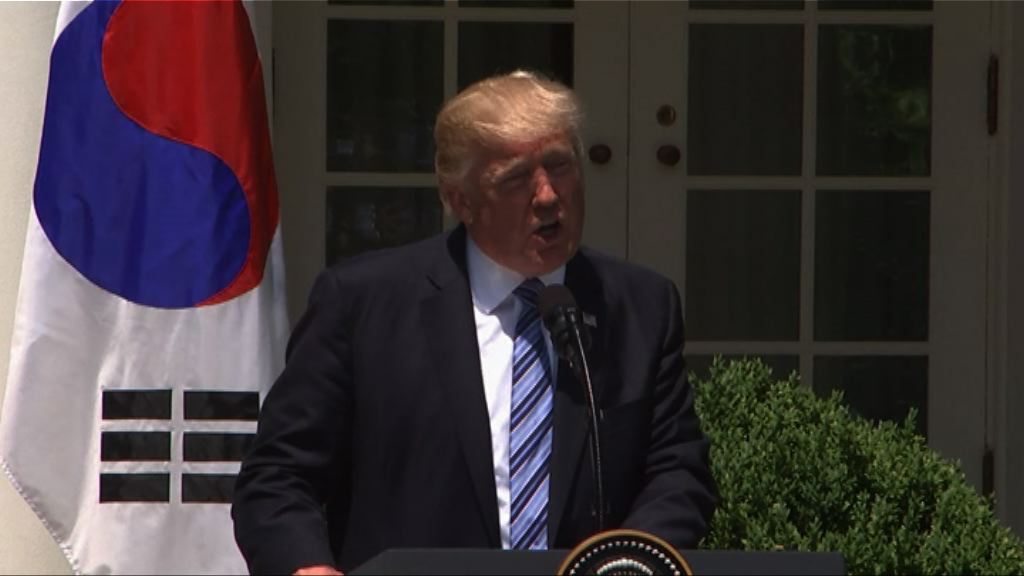 特朗普重申對朝戰略忍耐已完結