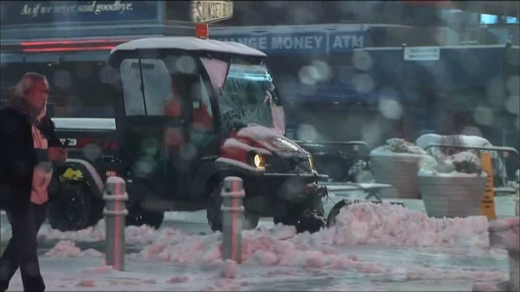 暴風雪襲美國東北部　默克爾訪美延期