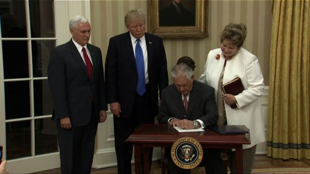 美國務卿蒂勒森上任後需拆解多個外交難題