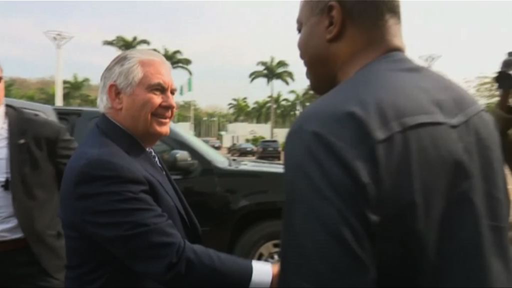 特朗普承認與蒂勒森在多項議題看法有分歧