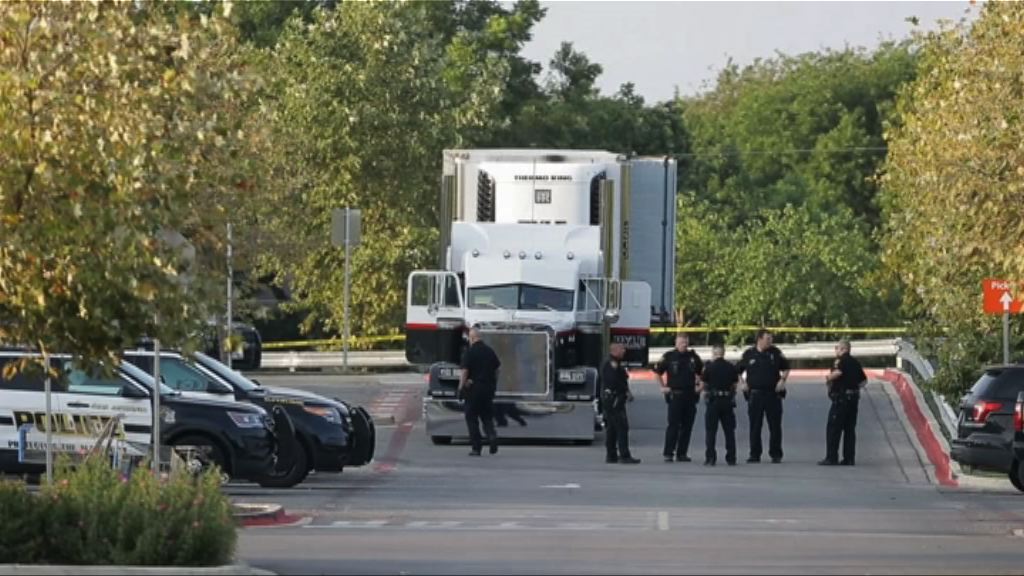美得州貨櫃車疑偷運人蛇九死17人垂危