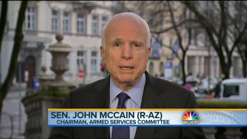 麥凱恩批評打壓傳媒是獨裁者的開始