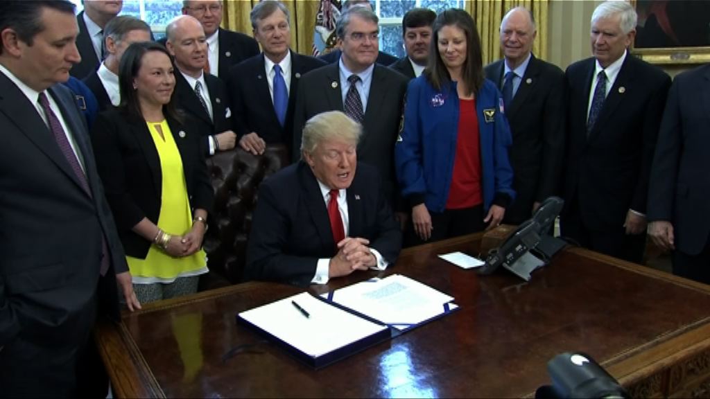 特朗普簽探索火星新行政命令