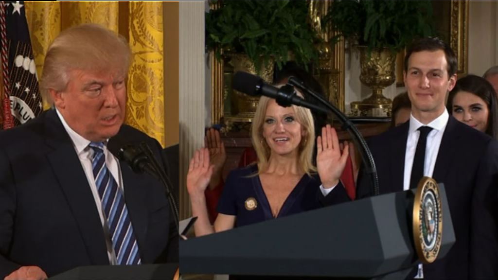 特朗普招待保安官員讚揚工作出色