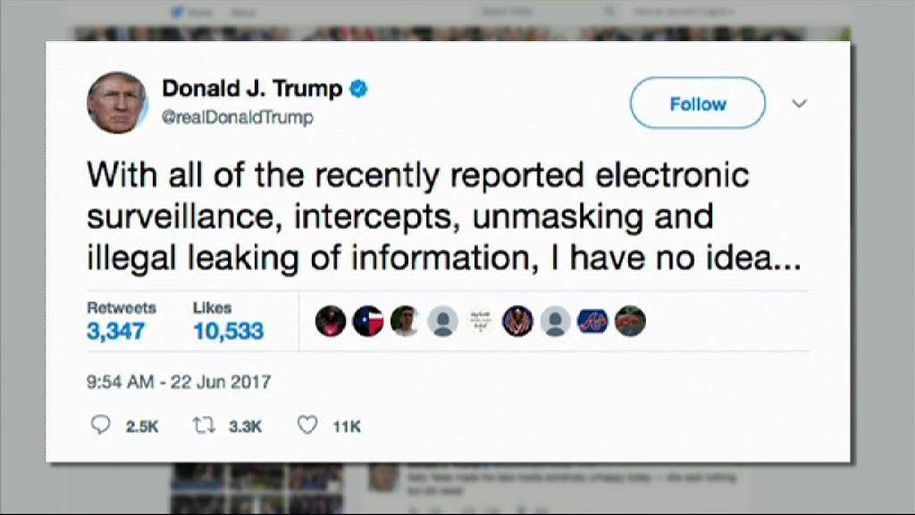 特朗普稱沒有與科米對話的錄音