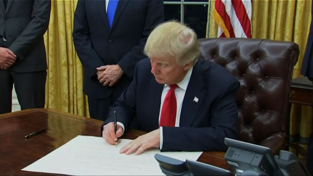 特朗普正式簽署台灣旅行法