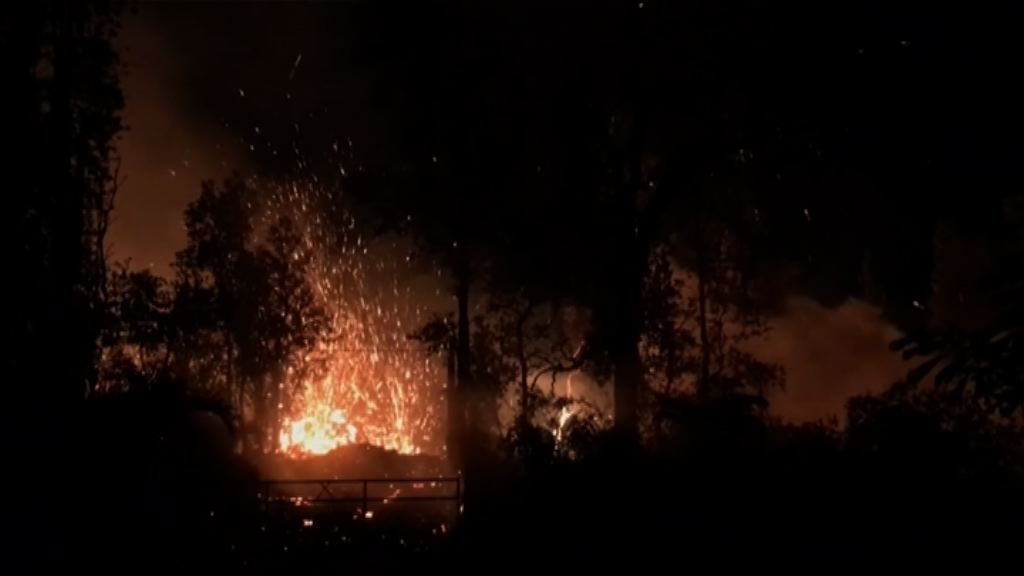 夏威夷基拉韋厄火山噴發後多次地震