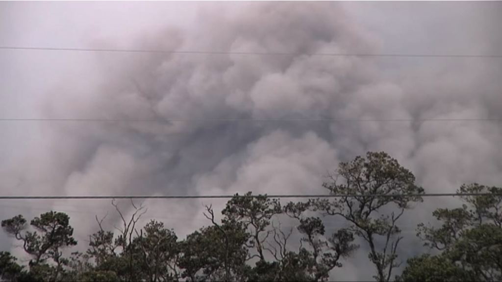 夏威夷基拉韋厄火山猛烈噴發