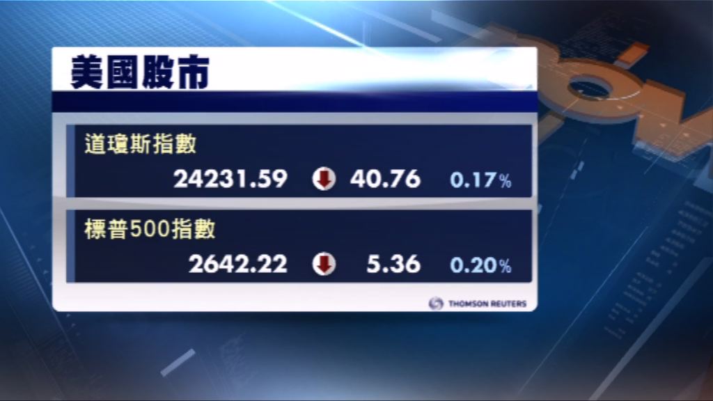 弗林承認與俄國官員接觸　道指曾跌逾三百點