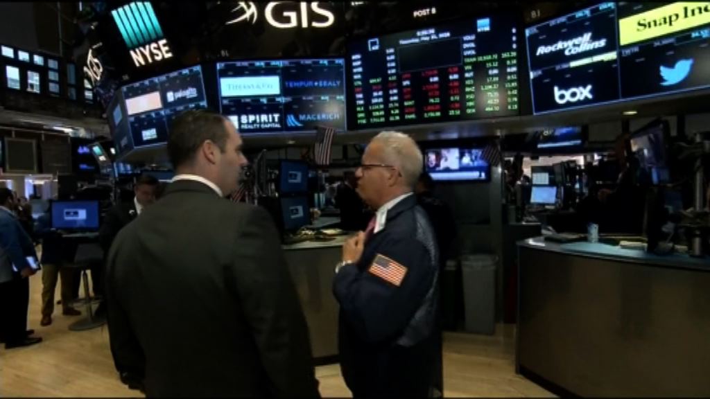 憂慮中美爆發貿易戰　道指5連跌