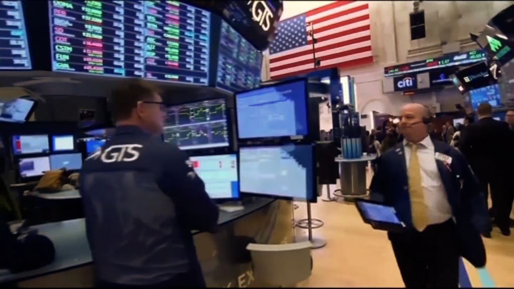 鮑威爾言論增加息憂慮　美股3大指數跌約1%