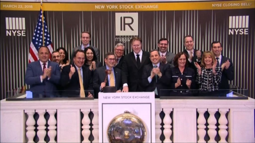 憂慮中美爆發貿易戰　美股下挫逾2%